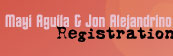 Mayi Aguila with Jon Alejandrino :Registration